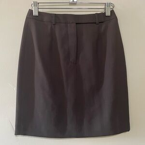 J. Crew Brown Knee-Length Pencil Skirt for Work